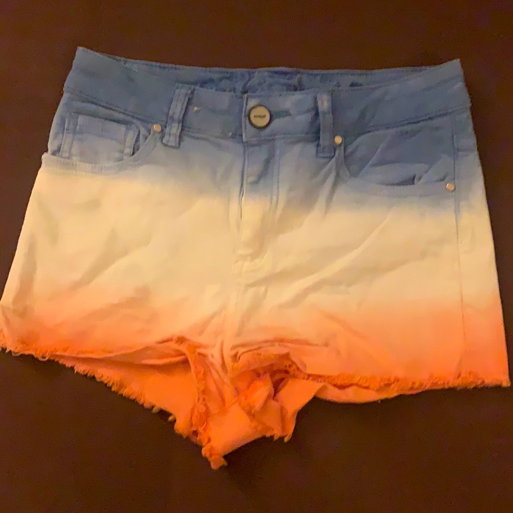 Ombré Jean shorts